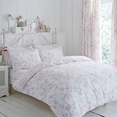 Charlotte Thomas Amelie Paspel Bettbezug Set, Polyester-, Rosa, Betten von Charlotte Thomas