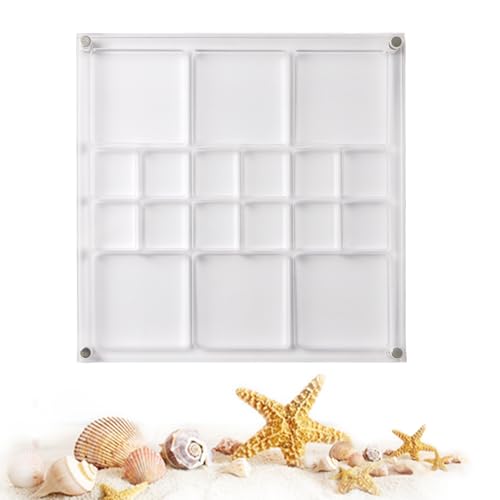 CharmBurst Muschelbox Acrylic Seashell Display Box 18 Grids,Muschel Sammelbox,Display Shell Display,Setzkasten Seashell Storage Box Transparent Seashell Diamond CharmBurst Muschelbox Acrylic Seashell Display Box 18 Grids,Muschel Sammelbox,Display Shell Display,Setzkasten Seashell Storage Box Transparent Seashell Diamond von CharmBurst
