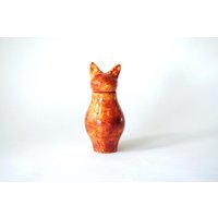 Basst Katzenurne - Herbstrot Basst Katzenurne - Herbstrot von CharmCeramics