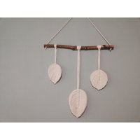 Makramee Wandbehang Boho Wohnkultur Wandkunst Kunst Wanddekor Handgemachtes von CharmWoodShop