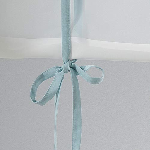 Charme et Douceur Store, gerade, für Gardinenstange, Polyester, 60 x 150 cm, Keramik, blau, 60 x 190 cm Charme et Douceur Store, gerade, für Gardinenstange, Polyester, 60 x 150 cm, Keramik, blau, 60 x 190 cm von Douceur d'Intérieur