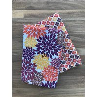 2Er Set Kleine Stoffservietten // Herbst Blumen Thanksgiving Mini Lunchbox Everyday Party Gift von CharmingHabitat