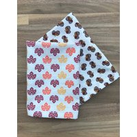 Kleine Stoffservietten // Eicheln Und Blätter Thanksgiving Herbst Mini Set Lunchbox Everyday Party Gift von CharmingHabitat