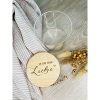 Vorratsglas Mit Holzdeckel | Ein Glas Voller Liebe Aufbewahrung Dekoglas Gastgeschenk Geschenk Dekoration von CharmingStylesDE