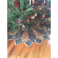 Großer Gesteppter Weihnachtsbaum-Rock, Arche Noah, 166 cm Großer Gesteppter Weihnachtsbaum-Rock, Arche Noah, 166 cm von CharsStars