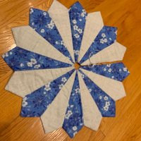 Tannenbaum Rock, Weihnachtsstern, Gequiltet, Silber, Blau, Weiß, Klein, Blume, Tischdeko Tannenbaum Rock, Weihnachtsstern, Gequiltet, Silber, Blau, Weiß, Klein, Blume, Tischdeko von CharsStars