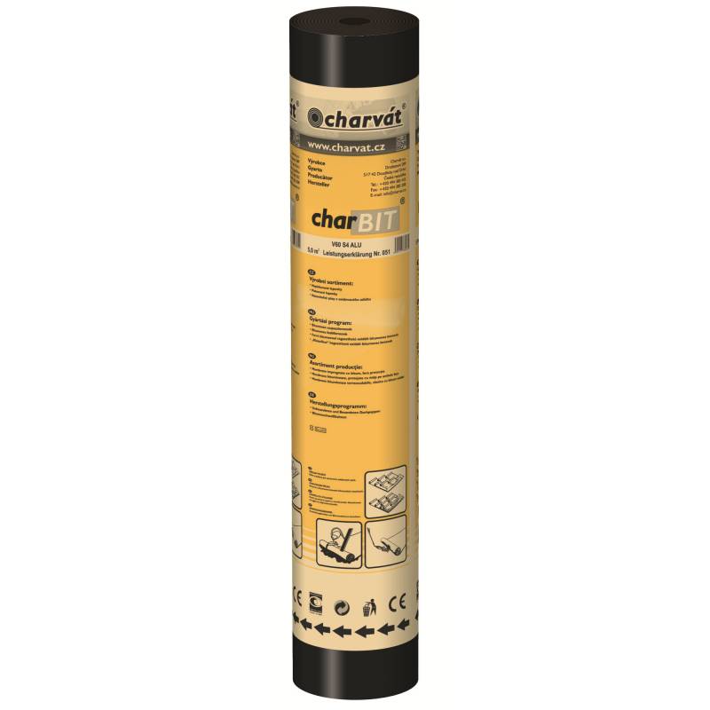 Charvat Bitumen-Schweißbahn 'charBIT V60 S4 ALU' 100 x 500 cm von Charvat