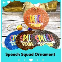 Speech Squad Ornament - Slp Weihnachtsgeschenk Logopädin Weihnachtsbaum Dekor Schultherapie Handgemachtes Geschenk Speech Squad Ornament - Slp Weihnachtsgeschenk Logopädin Weihnachtsbaum Dekor Schultherapie Handgemachtes Geschenk von ChasinSelfCare