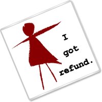 I Got Refund - Orphan Black Inspiriert Helena Lustiges Zitat Untersetzer Geschenk von ChasingStarsUK
