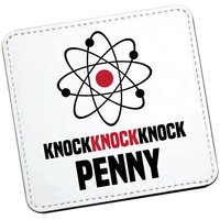 Knock Penny - Big Bang Theory Inspiriert Atom Lustiges Zitat Pu-Leder Untersetzer Knock Penny - Big Bang Theory Inspiriert Atom Lustiges Zitat Pu-Leder Untersetzer von ChasingStarsUK