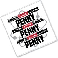 Knock Penny - Big Bang Theory Inspiriert Lustig Zitat Untersetzer von ChasingStarsUK