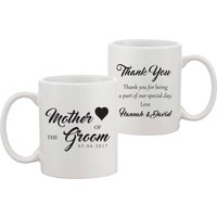 Mutter Des Bräutigams - Personalisierte Tasse Brautgeschenk Mutter Des Bräutigams - Personalisierte Tasse Brautgeschenk von ChasingStarsUK