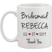 Personalisierte Brautjungfer/Ehrendame Beste Frau - Becher Geschenk Braut-Party Hochzeit von ChasingStarsUK