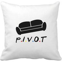 Pivot - Sofa Freunde Inspiriert Lustig Kissenbezug von ChasingStarsUK