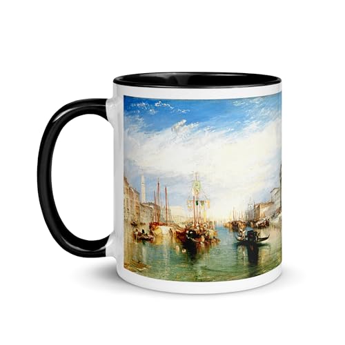 Chatcripant Tasse William Turner Art Impressionismus Kunstwerk Malerei Tasse Tee Kaffee Dekoration Geschenk Tafel Sturm Regen Dampf Geschwindigkeit von Chatcripant