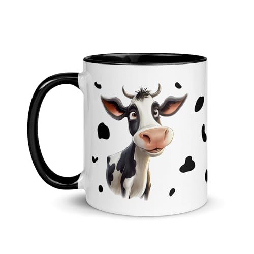 Kuh-Tasse Humor Natur Humor Dekoration Besinnung Geschenk Tiere Originelle Tasse Kaffee Tee Spaziergang Land Wandern Bauer (Normannischer Humor) von Chatcripant