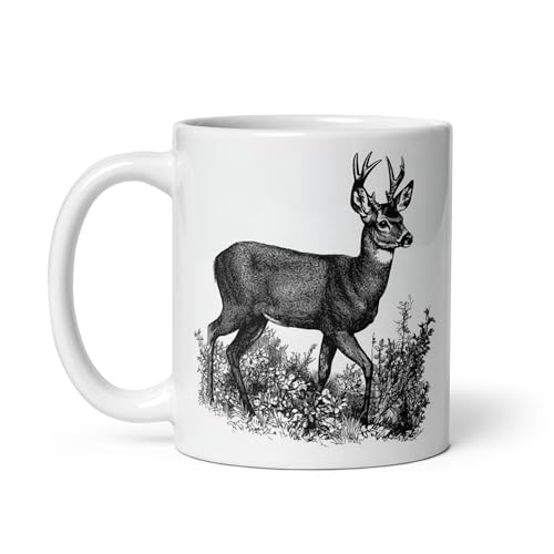 Tasse Natur Reh Hirsch Wildschwein Fuchs Laie Marcassin Wald Wald Spaziergang Jagd Tiere Landschaft Tee Kaffee Original Tasse Kollege von Chatcripant