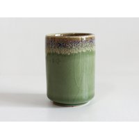 Zoll Für Us | 4.9Oz, 145Ml, Teetasse, Keramik Kleiner Becher, Handamde Smaragd, Rissfliese von ChatiHandcraft
