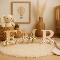 Personalisierte 3D Deko Buchstaben - Mit Namen & Motiv Kinderzimmer Geschenk Handmade von ChatomeMaison