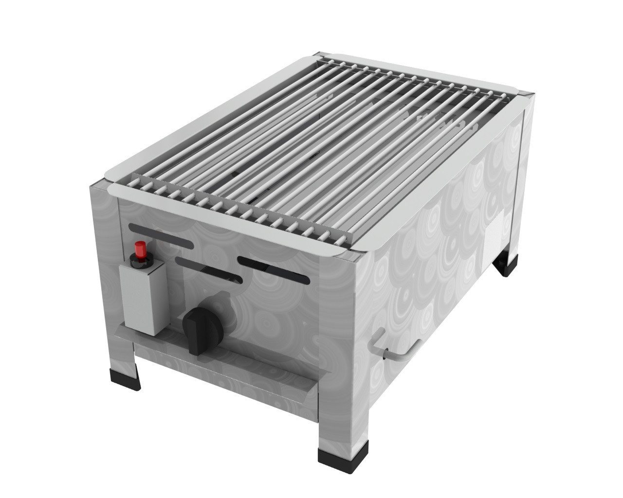 ChattenGlut Gasgrill ChattenGlut Gastrobräter 4,5kW mit Einzelne Edelstahlstäbe als Rost, BxTxH: 340x530x270 cm ChattenGlut Gasgrill ChattenGlut Gastrobräter 4,5kW mit Einzelne Edelstahlstäbe als Rost, BxTxH: 340x530x270 cm von ChattenGlut