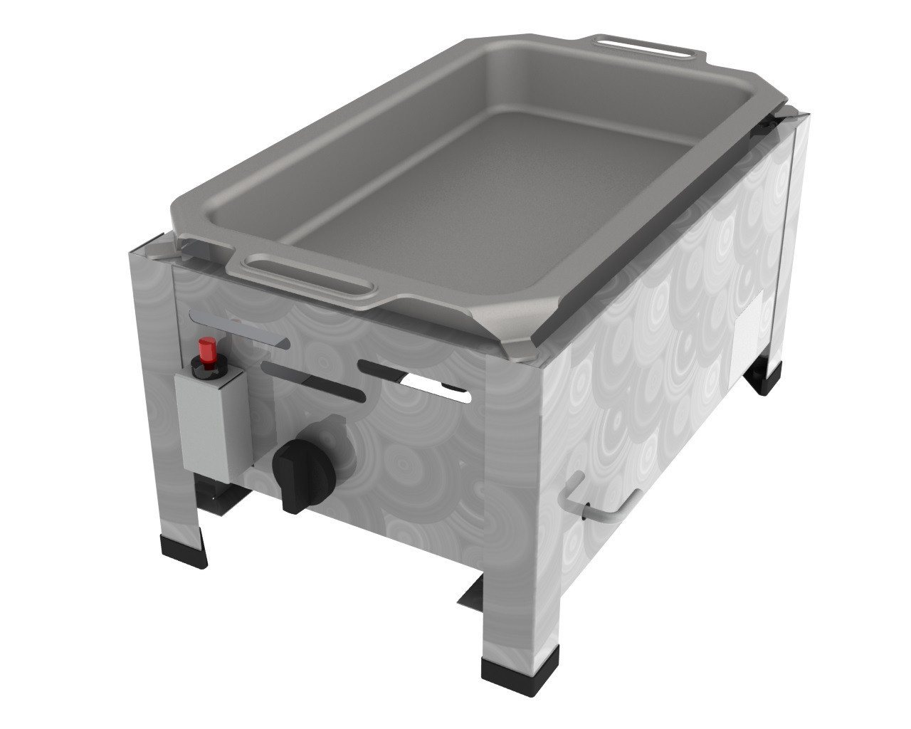 ChattenGlut Gasgrill ChattenGlut Gastrobräter 3,6kW mit Edelstahlpfanne, BxTxH: 340x530x270 cm ChattenGlut Gasgrill ChattenGlut Gastrobräter 3,6kW mit Edelstahlpfanne, BxTxH: 340x530x270 cm von ChattenGlut