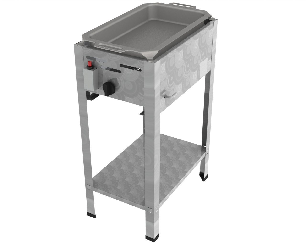 ChattenGlut Gasgrill ChattenGlut Gastrobräter 4,5kW mit Edelstahlpfanne, BxTxH: 340x530x800 cm ChattenGlut Gasgrill ChattenGlut Gastrobräter 4,5kW mit Edelstahlpfanne, BxTxH: 340x530x800 cm von ChattenGlut
