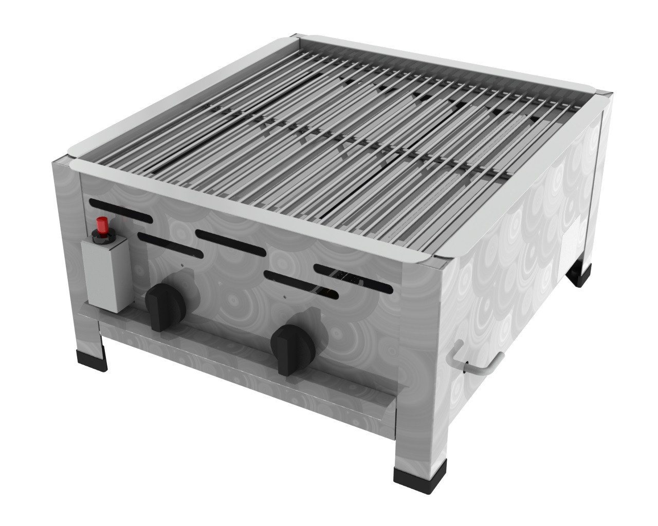 ChattenGlut Gasgrill ChattenGlut Gastrobräter 9kW mit Edelstahlrost, BxTxH: 480x530x270 cm von ChattenGlut