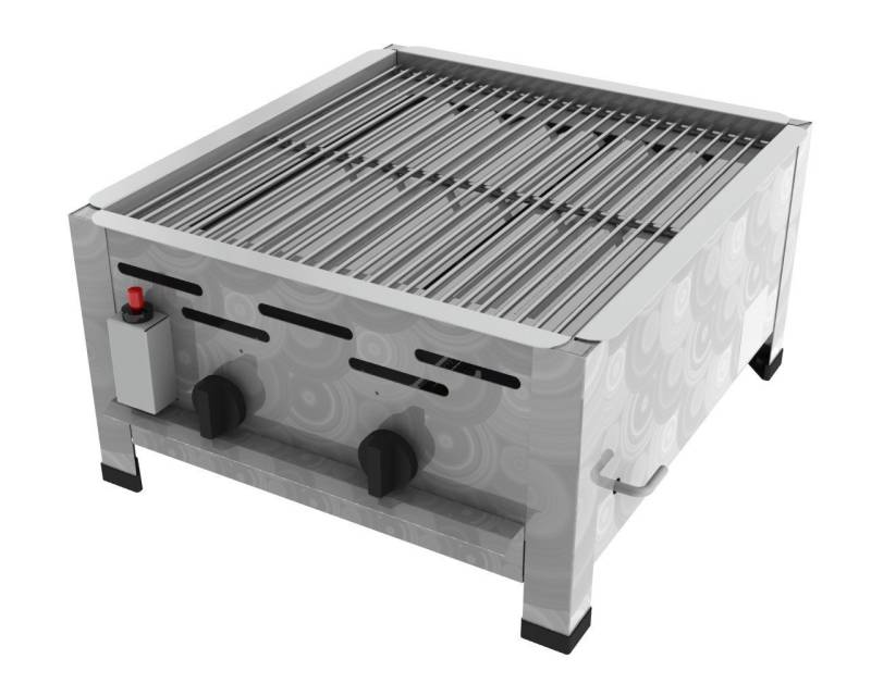 ChattenGlut Gasgrill ChattenGlut Gastrobräter 9kW mit Edelstahlrost, BxTxH: 480x530x270 cm von ChattenGlut