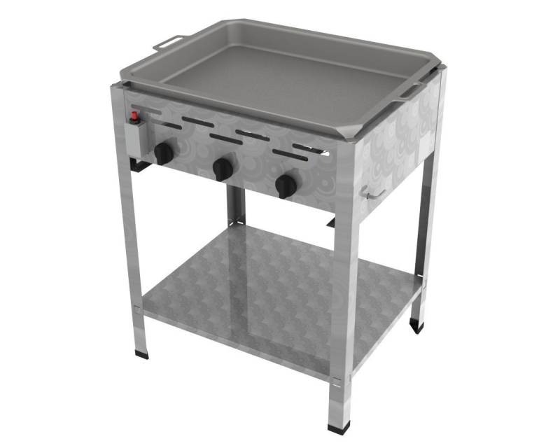 ChattenGlut Gasgrill ChattenGlut Gastrobräter 10,8kW mit Pfanne, BxTxH: 650x530x800 cm von ChattenGlut