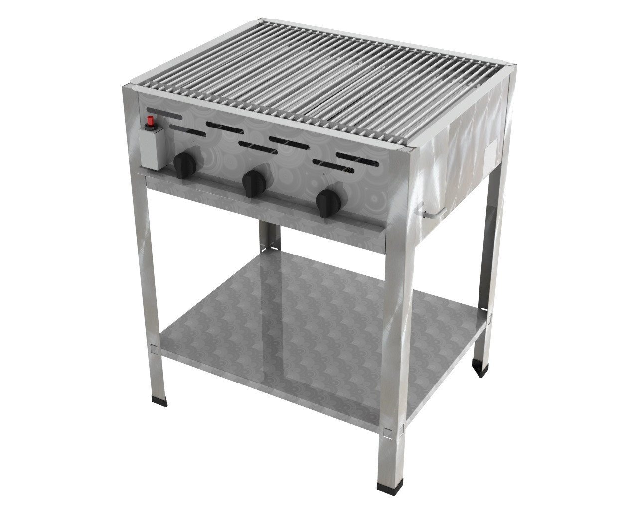 ChattenGlut Gasgrill ChattenGlut Gastrobräter 10,8kW mit Einzelne Edelstahlstäbe als Rost, BxTxH: 650x530x800 cm ChattenGlut Gasgrill ChattenGlut Gastrobräter 10,8kW mit Einzelne Edelstahlstäbe als Rost, BxTxH: 650x530x800 cm von ChattenGlut