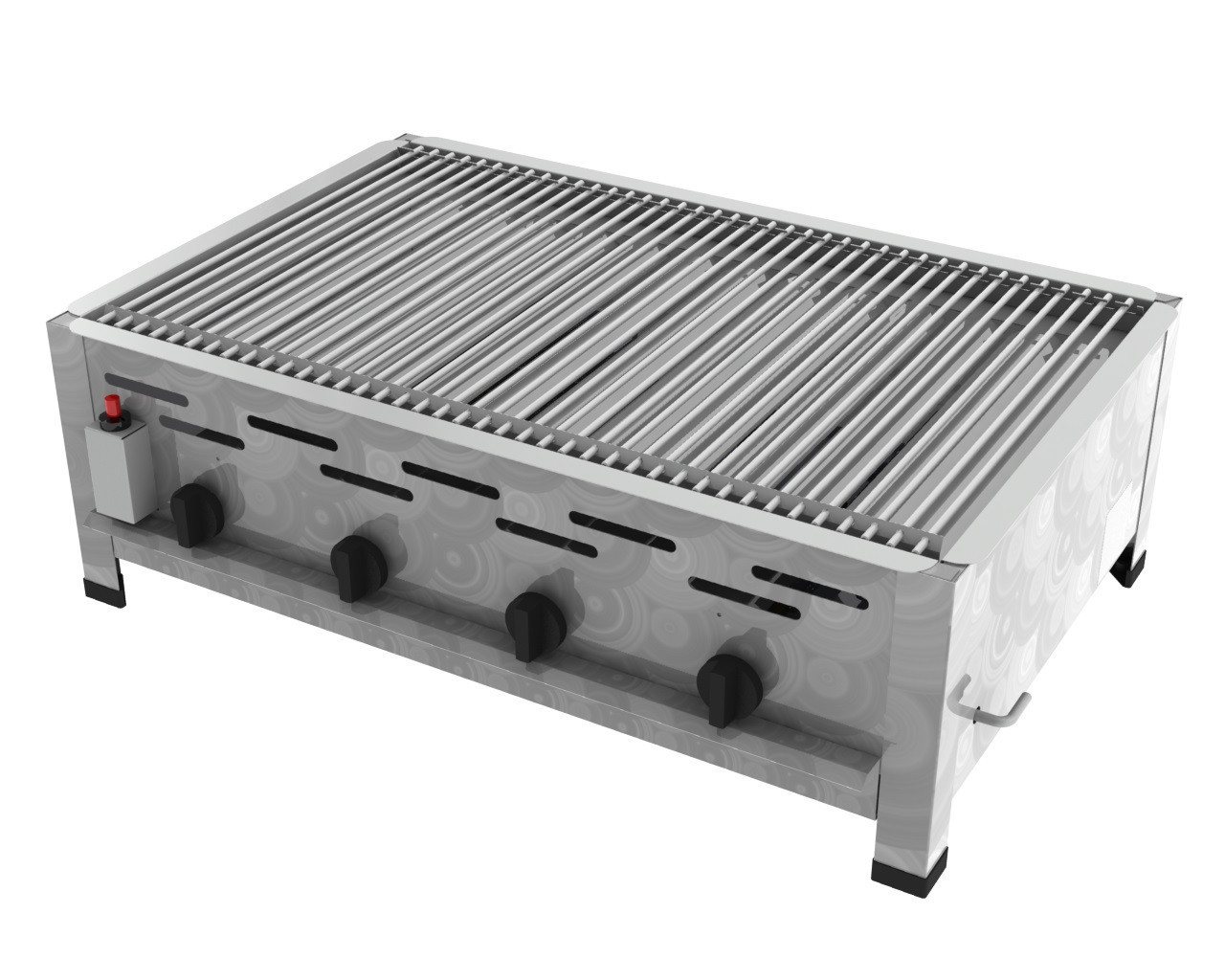 ChattenGlut Gasgrill ChattenGlut Gastrobräter 18kW mit Einzelne Edelstahlstäbe als Rost, BxTxH: 810x530x270 cm ChattenGlut Gasgrill ChattenGlut Gastrobräter 18kW mit Einzelne Edelstahlstäbe als Rost, BxTxH: 810x530x270 cm von ChattenGlut