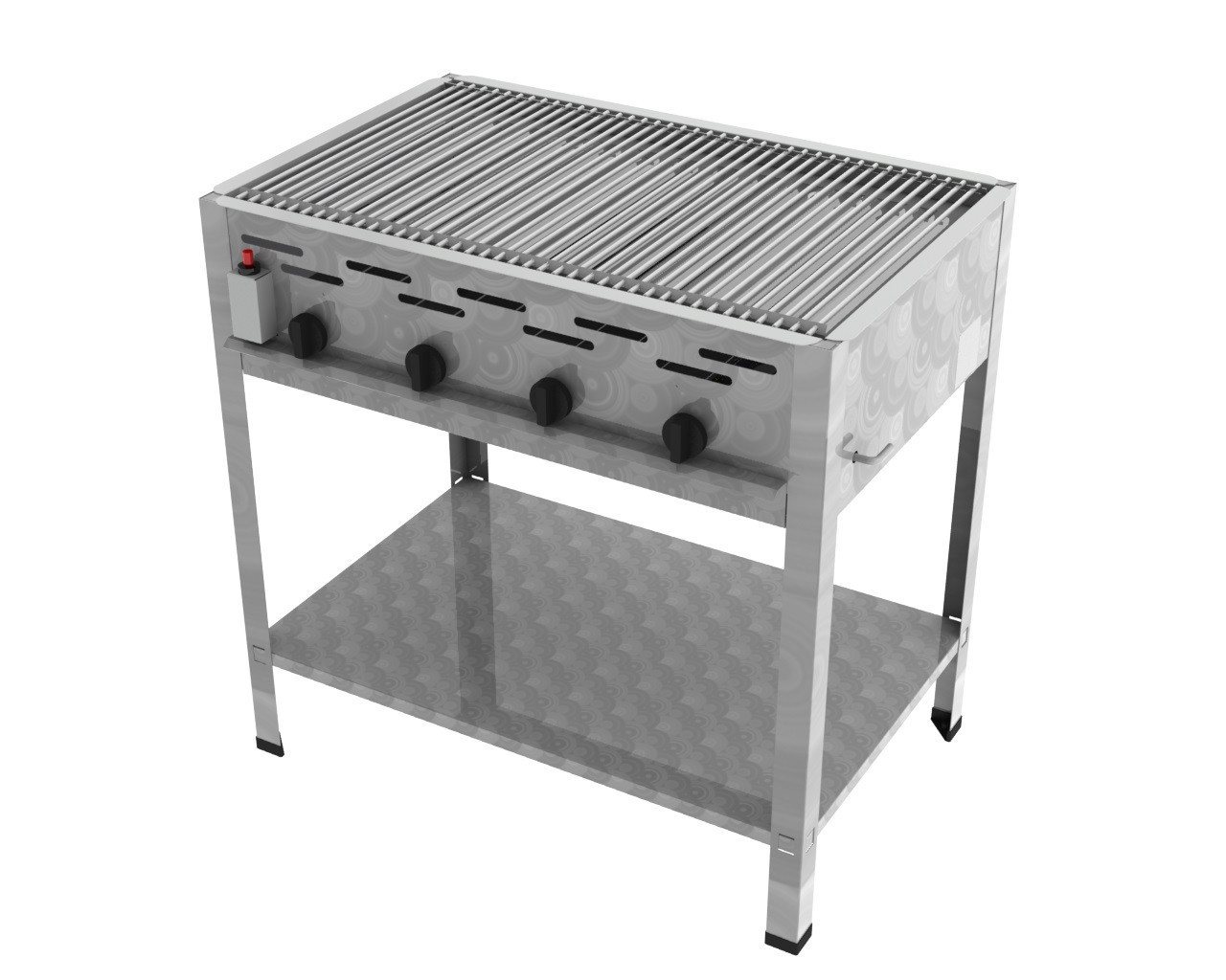 ChattenGlut Gasgrill ChattenGlut Gastrobräter 18kW mit Einzelne Edelstahlstäbe als Rost, BxTxH: 810x530x800 cm ChattenGlut Gasgrill ChattenGlut Gastrobräter 18kW mit Einzelne Edelstahlstäbe als Rost, BxTxH: 810x530x800 cm von ChattenGlut