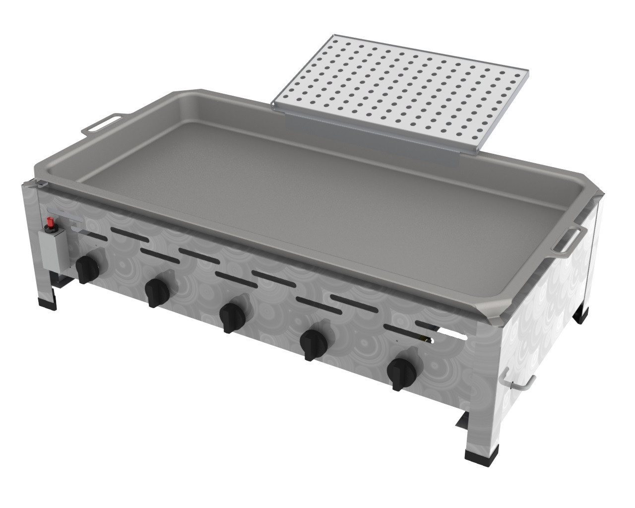 ChattenGlut Gasgrill ChattenGlut Gastrobräter 22,5kW mit Reibekuchen Aufsatz, BxTxH: 980x530x270 cm ChattenGlut Gasgrill ChattenGlut Gastrobräter 22,5kW mit Reibekuchen Aufsatz, BxTxH: 980x530x270 cm von ChattenGlut