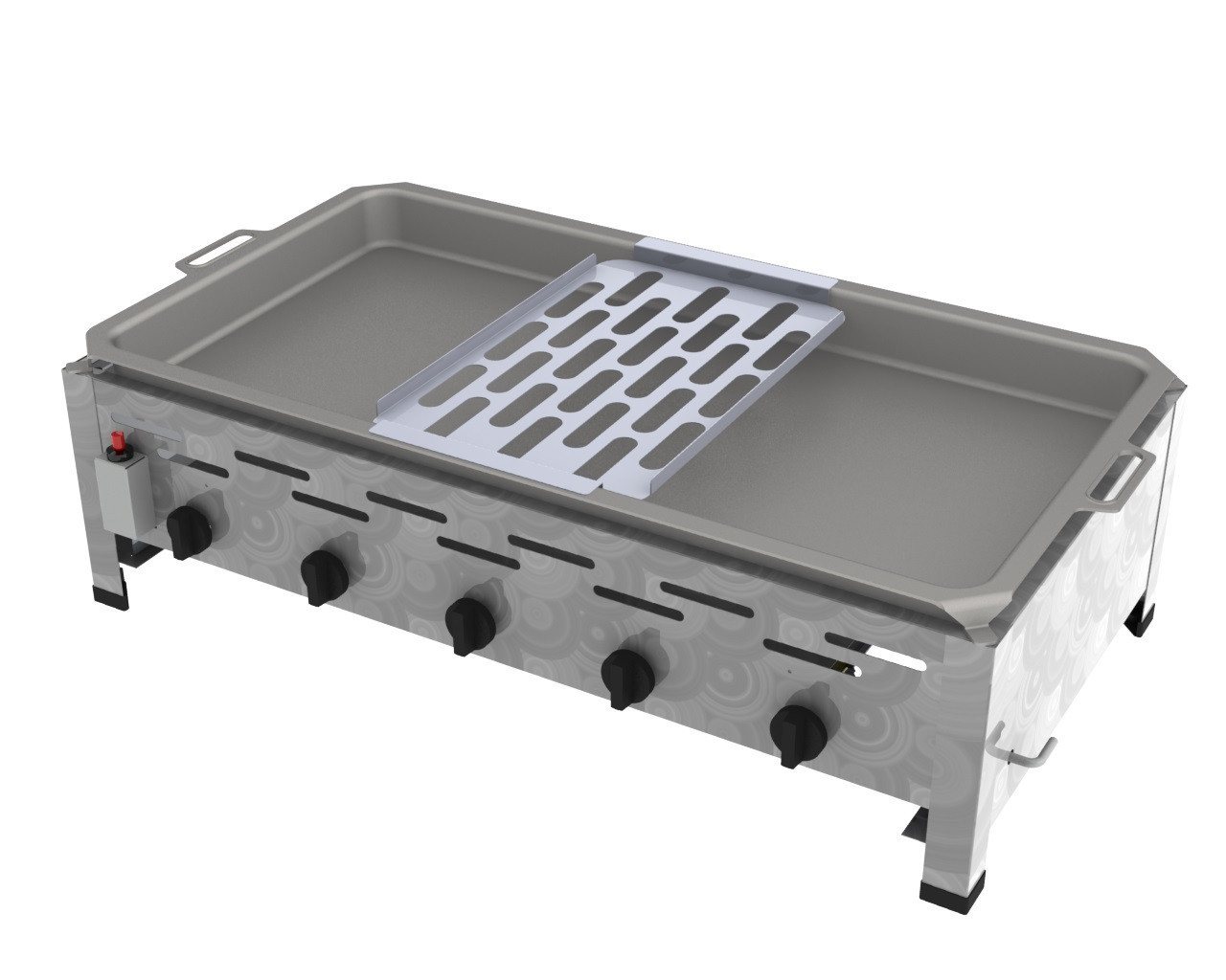 ChattenGlut Gasgrill ChattenGlut Gastrobräter 22,5kW mit Reibekuchen Auflage, BxTxH: 980x530x270 cm ChattenGlut Gasgrill ChattenGlut Gastrobräter 22,5kW mit Reibekuchen Auflage, BxTxH: 980x530x270 cm von ChattenGlut