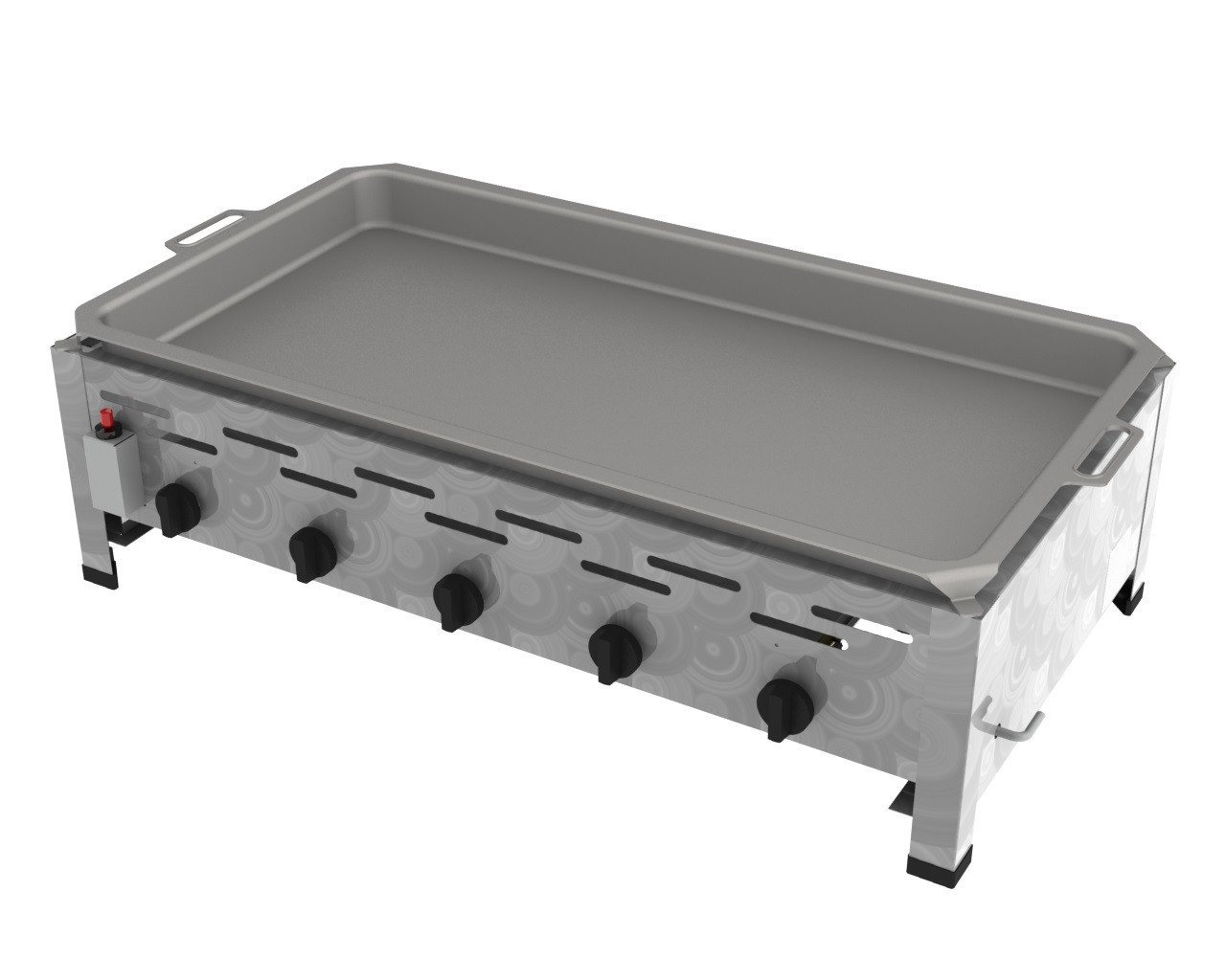 ChattenGlut Gasgrill ChattenGlut Gastrobräter 18kW mit Edelstahlpfanne, BxTxH: 980x530x270 cm von ChattenGlut