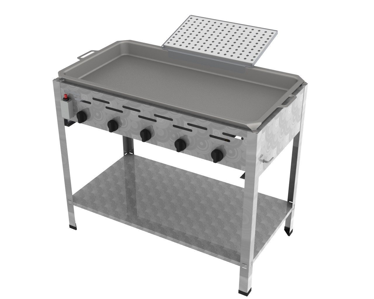ChattenGlut Gasgrill ChattenGlut Gastrobräter 22,5kW mit Reibekuchen Aufsatz, BxTxH: 980x530x800 cm ChattenGlut Gasgrill ChattenGlut Gastrobräter 22,5kW mit Reibekuchen Aufsatz, BxTxH: 980x530x800 cm von ChattenGlut