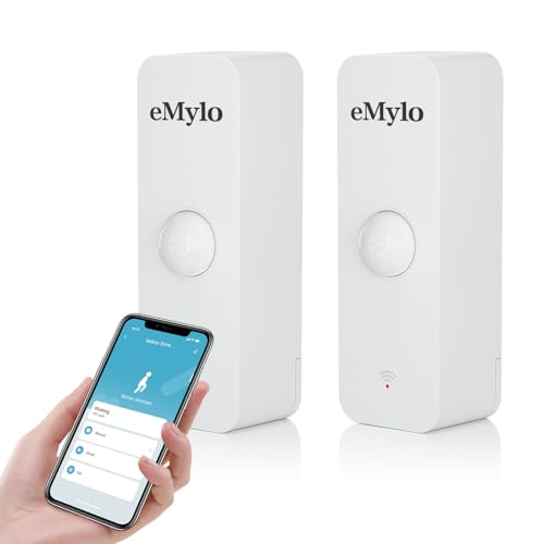 Bewegungsmelder Innen, WiFi bewegungsmelder mit Smart Life and Tuya Smart, 130°Bewegungssensor, 12m Reichweite, Kostenlose APP-Benachrichtigung, Fernüberwachung, 2 Pack Bewegungsmelder Innen, WiFi bewegungsmelder mit Smart Life and Tuya Smart, 130°Bewegungssensor, 12m Reichweite, Kostenlose APP-Benachrichtigung, Fernüberwachung, 2 Pack von Chatthen