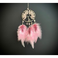 Handgemachter Baum Des Lebens Kristalle Traumfänger Auto Spiegel Hängen Verzierung Zubehör Charms Dreamcatcher Mit Feder | 6 Farboptionen von ChauArtCraft