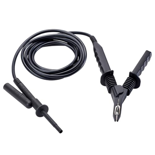 Chauvin Arnoux HV-Messleitung 15 kV (8m) mit Krokodilklemme (sw) Guard von Chauvin Arnoux