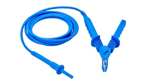 Chauvin Arnoux HV-Messleitung 5 kV (15m) mit Krokodilklemme (blau) von Chauvin Arnoux
