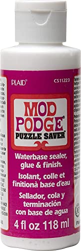 Mod Podge Puzzle Saver, All-in-One Kleber, Versiegelung und Finish, Weiß, 118 ml von Chaya's