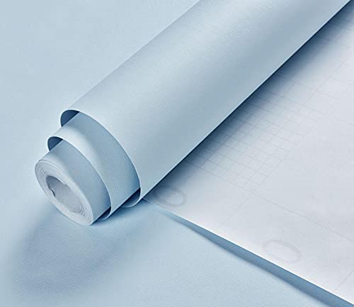 Chbrket Selbstklebende Möbelfolie Klebefolie Für Möbel Arbeitsplatte Couchtisch Bad Pvc Blau 60X900CM von Chbrket