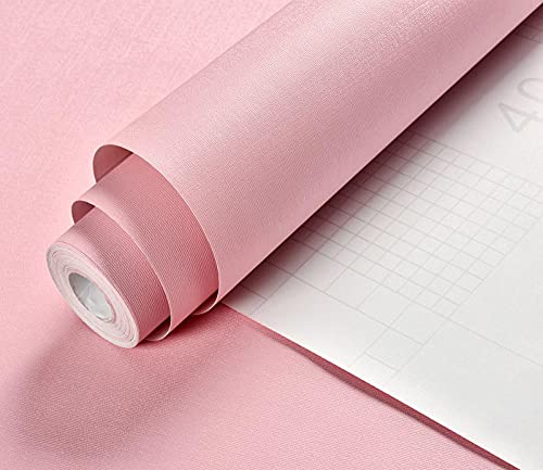 Chbrket Selbstklebende Möbelfolie Klebefolie Für Möbel Arbeitsplatte Couchtisch Bad Pvc Rosa 60X500CM von Chbrket