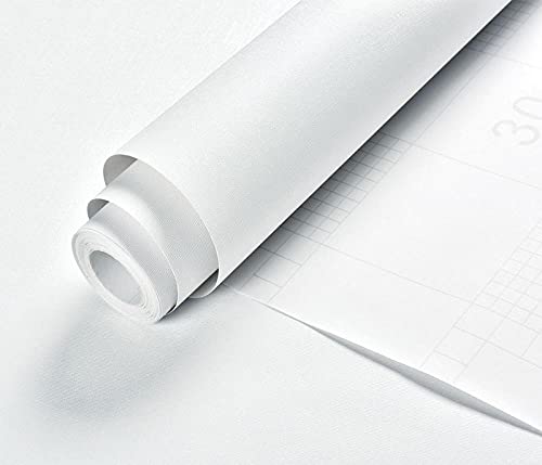 Chbrket Selbstklebende Möbelfolie Klebefolie Für Möbel Arbeitsplatte Couchtisch Bad Pvc Weiß 60X200CM von Chbrket
