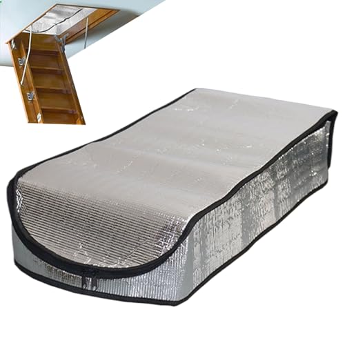 Chdnhe Dachbodentreppe Dämmabdeckung - Dachboden Winter Dämmplatten Herunterziehbare Abdeckung,Wiederverwendbare Winterisolierpaneele Für Wohnung Wintertreppen Deckenlüftung Lagerung von Chdnhe