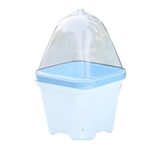 Chdnhe Gartenhaube,Transparente Pflanzenhaube - 10 Stück Mini Topfdeckel für Isolierung Anzucht Gartenblumen Feuchtigkeitskontrolle und Gewächshaus mit Regenschutz von Chdnhe