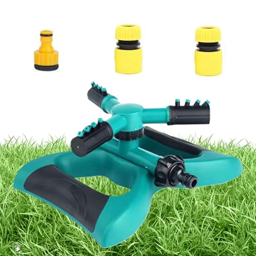 Chdnhe Gartensprenger,Einstellbarer 360-Grad-Rotationssprinkler Für Großflächenberechnung | Sprinkler Mit 360 Grad Rotation Für Blumenbeete Baumschulen Parks Gewächshäuser Chdnhe Gartensprenger,Einstellbarer 360-Grad-Rotationssprinkler Für Großflächenberechnung | Sprinkler Mit 360 Grad Rotation Für Blumenbeete Baumschulen Parks Gewächshäuser von Chdnhe