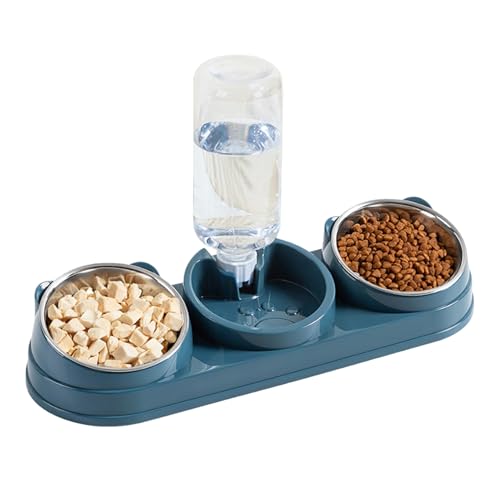 Chdnhe Katzen Napf,Erhöhter Napf Für Hunde Katzen Wassernapf Futterspender | Edelstahl Rutschfester Wasserspender Für Indoor Outdoor Haushalt Kleintierfütterung Kitten Welpe Hase Chdnhe Katzen Napf,Erhöhter Napf Für Hunde Katzen Wassernapf Futterspender | Edelstahl Rutschfester Wasserspender Für Indoor Outdoor Haushalt Kleintierfütterung Kitten Welpe Hase von Chdnhe