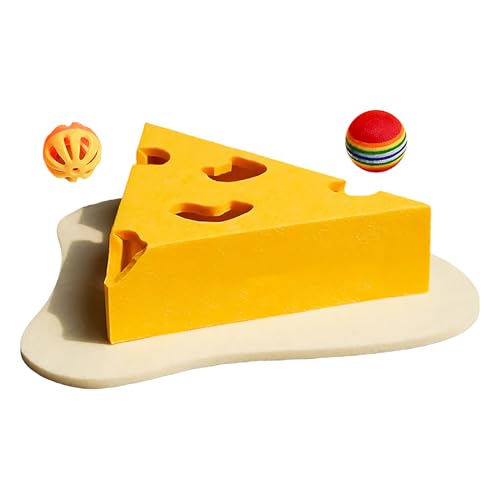 Chdnhe Kratzbrett Für Wohnungskatzen, Interaktive Kratzmatte Für Katzen Mit Käse Design, Robustes Kratzspielzeug & Zubehör für kleine bis große Katzen Chdnhe Kratzbrett Für Wohnungskatzen, Interaktive Kratzmatte Für Katzen Mit Käse Design, Robustes Kratzspielzeug & Zubehör für kleine bis große Katzen von Chdnhe