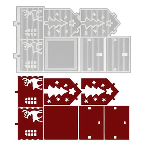 Chdnhe Weihnachts Teelichtformen | Silikon Weihnachts Kerzenständer Formen - Wiederverwendbare Nachtlicht Maker für Gips Ton Küche Schlafzimmer Arbeitszimmer Büro Fenster Wohnzimmer Chdnhe Weihnachts Teelichtformen | Silikon Weihnachts Kerzenständer Formen - Wiederverwendbare Nachtlicht Maker für Gips Ton Küche Schlafzimmer Arbeitszimmer Büro Fenster Wohnzimmer von Chdnhe